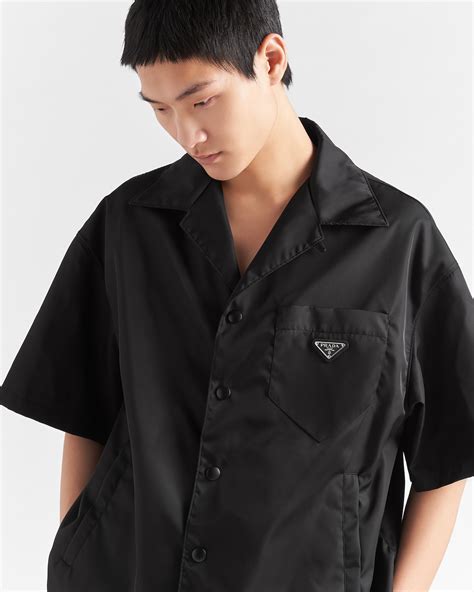 prada nylon short sleeve shirt|prada the important ones shirt.